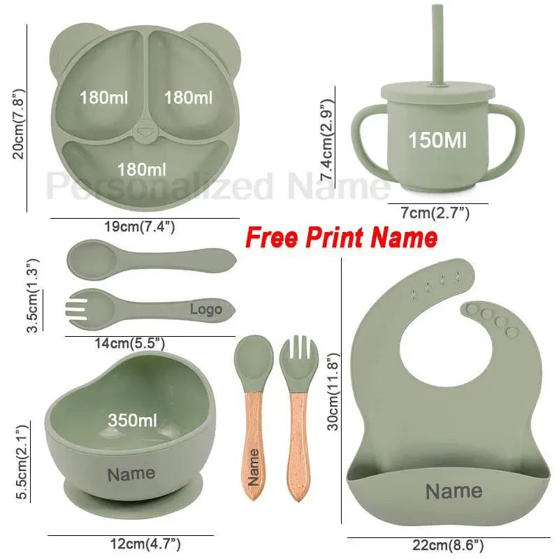 Silicone Baby Feeding Set