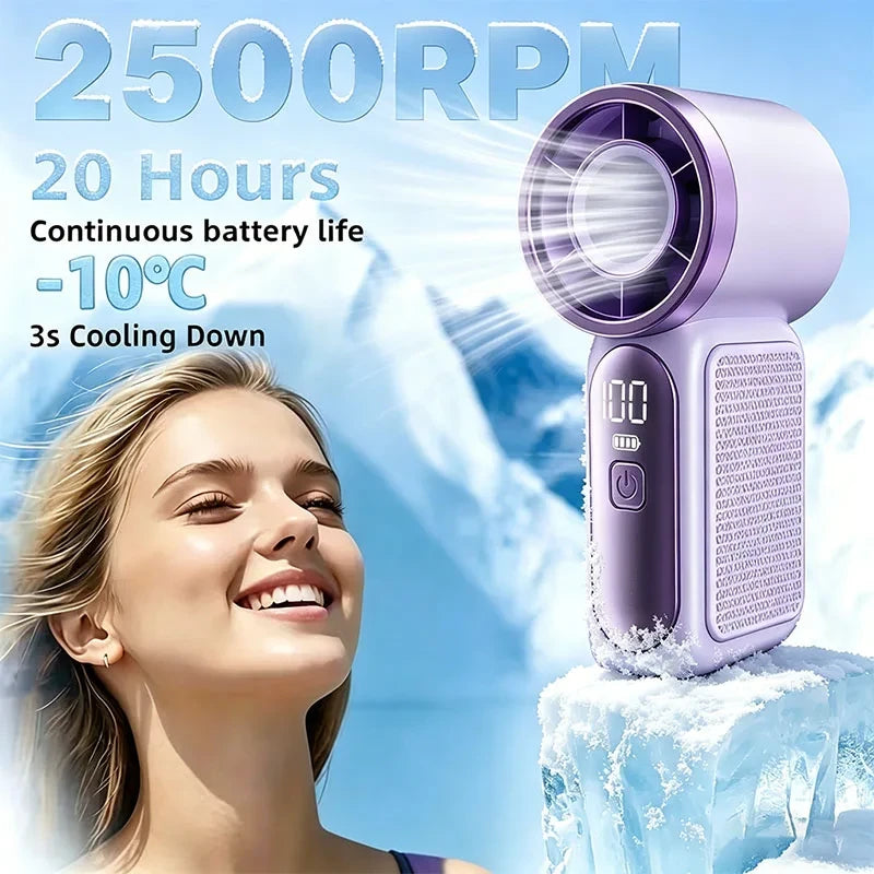 Rechargeable Handheld Turbo Fan